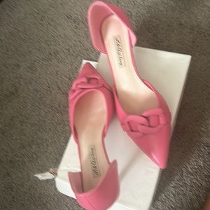 Barbie Pink Chain front heels shoes